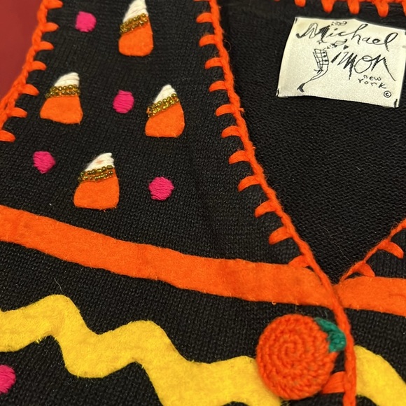 Michael Simon Halloween Vest Size S Vintage - Picture 8 of 16